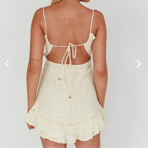 Selfie Leslie | Royale Crochet Lace Trim Dress - Picture 3 of 6